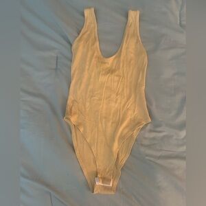 Audrey Yellow Bodysuit One Piece Classic Design